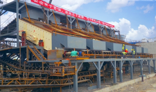 【案例】中建西部（bù）建築新疆時產2000噸砂石生產（chǎn）基地